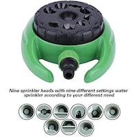 Picture of 9 Function Garden Lawn Plants Watering Sprinkler Spray Nozzle