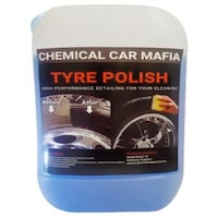 Picture of Neelam Cleaning Solutions Liquid Car Tyre Polish Can, Blue, 5 Liter