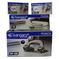 Picture of Kangaro Stapler, Pin Box and Paper Punch Set