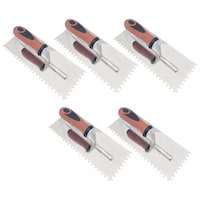 Fairmate Notch Trowel Stainless Steel Square, 500 Micron to 12mm, Pack of 5