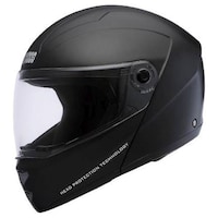 Picture of Studds Ninja Elite Motorsports Helmet Black With Carbon Center Strip