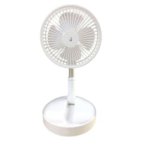 Igear Rechargeable, Compact, Storage Integrated Fan, iG-1066, White