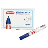 Reynolds Whiteboard Marker, Blue, Refillable
