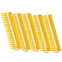 Tile Leveling System Wedge and Clip Set, 200 Pcs