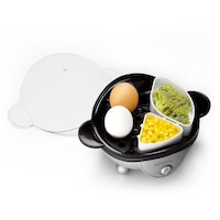Gastroback Design Egg Cooker, Silver and Black
