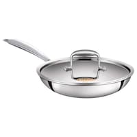 Picture of Siddhi Triply Iduction Base Frypan with Lid, KMK-SPF20, Silver