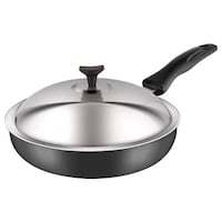 Picture of Siddhi Hard Anodized Fry Pan with Baketile Handle, KMK-FPS11, 215 mm