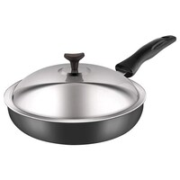 Picture of Siddhi Hard Anodized Fry Pan with Baketile Handle, KMK-FPS12, 235 mm