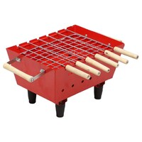 Chefman Barbeque Grill Charcoal Barbeque, KMK-BNR, Red