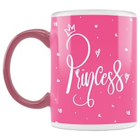 Picture of Princess Printed Coffee Mug, Inside Pink, 300ml