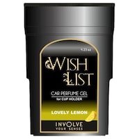 Picture of Involve WishList Gel Car Freshener, Lovely Lemon