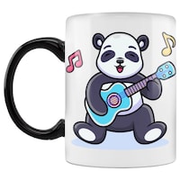 Picture of Printed Panda Playing Music Printed Coffee Mug, 300ml