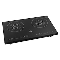 Picture of Evvoli Induction Hob 2 Burners Soft Touch Control, 3500W, EVKA-IH201B