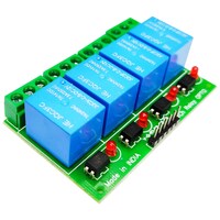 Graylogix Relay Module With Optocoupler, 12v 4ch