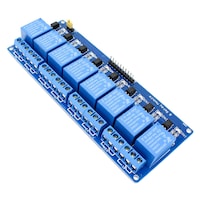 8-Channel Opto Coupler Relay Board Module,12V 10A
