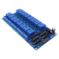 16-Channel Opto-Coupler Relay Board Module Lm2576,5V
