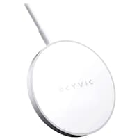 Skyvik Beam Tap Magsafe Compatible 15W Fast Wireless Charger, White