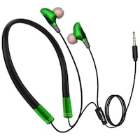 Picture of Hitage Active Fir Sport Earphone Neckband Wired With Mic, NBH-725, Green