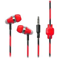 Picture of Hitage HP-314 Champ Super Bass Wired Earphone Headset, Red