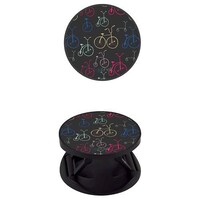Picture of Eggshell Matt Finish Effect Mobile Back Holder, Glowing Bicycles
