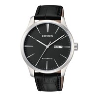 Citizen Black Dial Leather Band Men's Watch - NH8350-08E