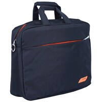 Shopizone Canvas Laptop Sleeve Sling Bag, Black
