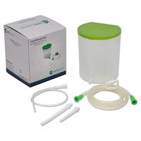 IndoSurgicals PVC Enema Kit with Lid, 1500ml