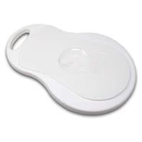 IndoSurgicals Polypropylene Bed Pan with Lid, White