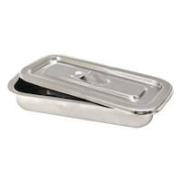 Picture of IndoSurgicals Stainless Steel Instrument Tray with Lid