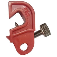 KRM Universal Circuit Breaker Lockout with Nose at Base, Red