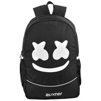 Picture of Auxter Marshmallow School Bag / Casual Backpack – 3 compartments, Black