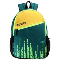 Picture of Auxter Matrix 30 ltr School Casual Backpack, Yellow & Green
