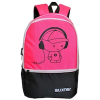 Auxter Music Premium School Bag, Pink