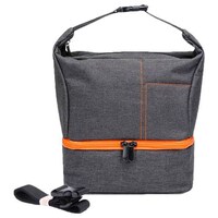 ‎Techlife Solutions Camera Shoulder Bag, JNL-7513, Grey & Red