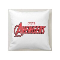 Picture of 1st Piece Avengers Logo Printed Decorative Pillow, White, 40 x 40cm