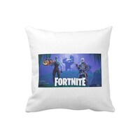 Picture of 1st Piece Fortnite Game Printed Square Pillow, White, 40 x 40cm