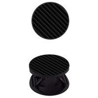 Picture of Eggshell Black Carbon Fiber Texture Effect Mobile Back Holder