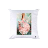 Picture of RKN Princess Printed Throw Pillow, White, 40 x 40cm