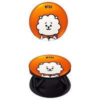 Picture of Eggshell Water Drop Glass Effect Mobile Holder, BTS BT21, RJ