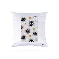Picture of RKN Cats Printed Polyester Pillow, White, 40 x 40cm