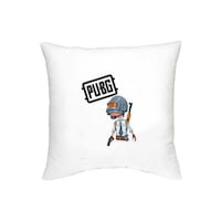 Picture of RKN PUBG Animated Printed Decorative Cushion, 16 x 16inch