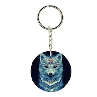 Picture of BP A Wolf Double Side Printed Keychain, 30mm