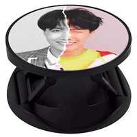 Picture of Eggshell Matt Finish Mobile Back Holder, BTS Grayscale J Hope