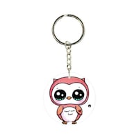 Picture of BP Cartoon Owl Printed Keychain, 30mm