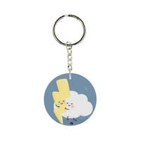 Picture of BP Cloud & Thunder Printed Keychain, 30mm
