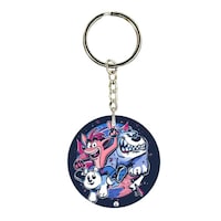 Picture of BP Crash Double Side Printed Keychain, 30mm