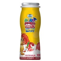 Picture of Lactel Loko Moko 1.5% Fat Omega 3 Strawberry Yoghurt Drink, 185g