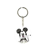 BP Double Sided Mickey Mouse Printed Keychain, 30mm