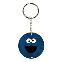 Picture of BP Double Sided The Cookie Monster Printed Keychain, 30mm