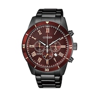 Picture of Citizen Analog Black Dial Men's Watch, Red - AN8167-53X